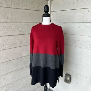 French Connection Vintage Colorblock Sweater Dress